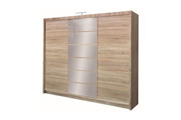 Garderob Malibu 250x61x215 cm - Beige - Förvaring - Garderober & garderobssystem