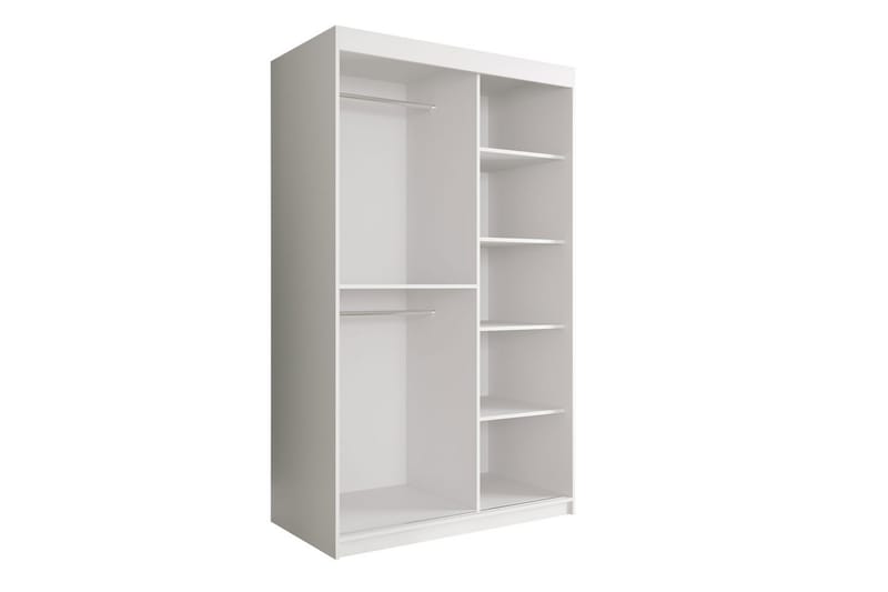 Garderob Marmesa 120 cm Marmormönster - Svart/Vit/Guld - Förvaring - Garderober & garderobssystem