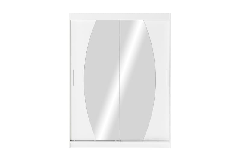 Garderob Maskbo 150 cm Spegel - Vit - Förvaring - Garderober & garderobssystem