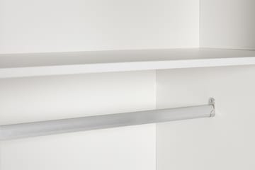 Garderob Maskbo 150 cm Spegel - Vit - Förvaring - Garderober & garderobssystem