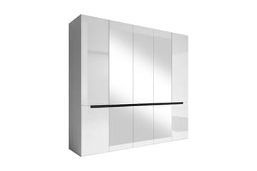 Garderob Mcguffey 225x213 cm - Vit - Förvaring - Garderober & garderobssystem