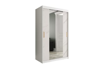 Garderob med Speglar Kant Marmesa 120 cm Marmormönster