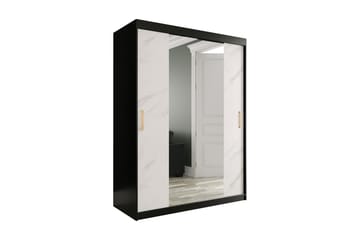 Garderob med Speglar Kant Marmesa 150 cm Marmormönster