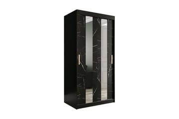 Garderob med Speglar Mitt Marmesa 100 cm Marmormönster