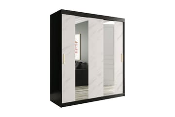 Garderob med Speglar Mitt Marmesa 180 cm Marmormönster