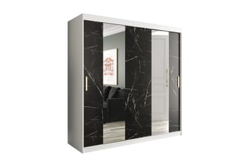 Garderob med Speglar Mitt Marmesa 200 cm Marmormönster