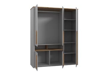 Garderob Meris 59x158 cm - Grå/Brun - Förvaring - Garderober & garderobssystem