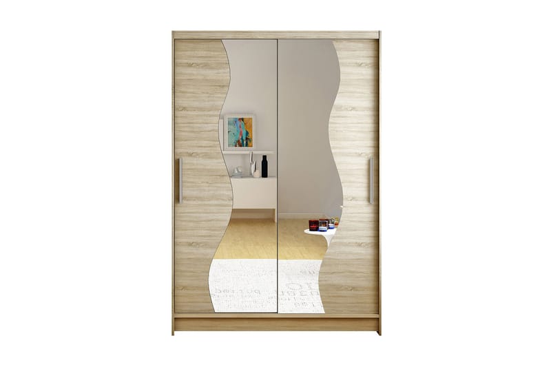 Garderob Miami 120x58x200 cm - Beige - Förvaring - Garderober & garderobssystem