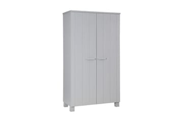 Garderob Mitchell 202 cm - Grå Tall - Förvaring - Garderober & garderobssystem