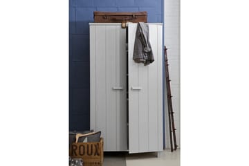 Garderob Mitchell 202 cm - Grå Tall - Förvaring - Garderober & garderobssystem