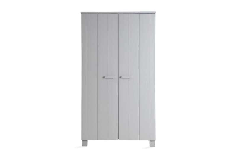 Garderob Mitchell 202 cm - Grå Tall - Förvaring - Garderober & garderobssystem