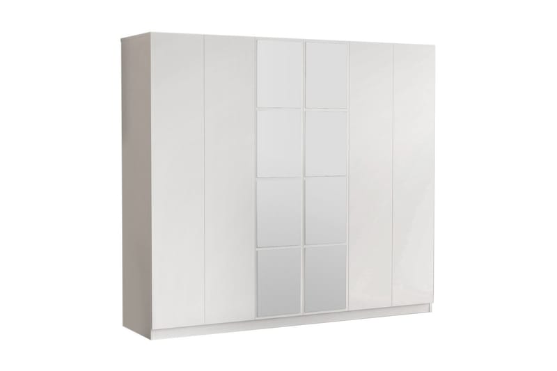 Garderob Moerdijk 50x208 cm - Vit - Förvaring - Garderober & garderobssystem
