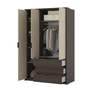 Garderob Mola 3 Dörrar med 3 Lådor - Förvaring - Garderober & garderobssystem