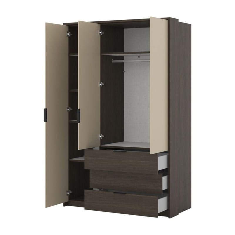 Garderob Mola 3 Dörrar med 3 Lådor - Förvaring - Garderober & garderobssystem