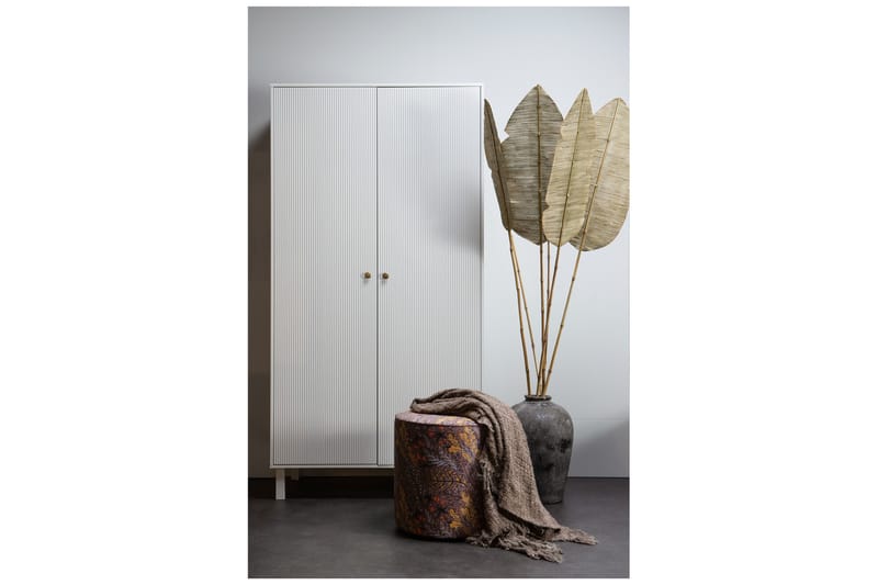 Garderob Moluskebi 53x100 cm - Grå - Förvaring - Garderober & garderobssystem