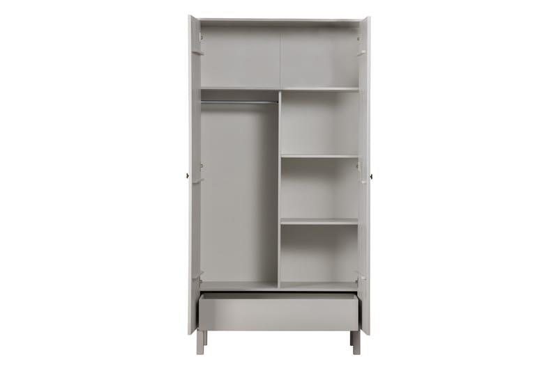 Garderob Moluskebi 53x100 cm - Grå - Förvaring - Garderober & garderobssystem