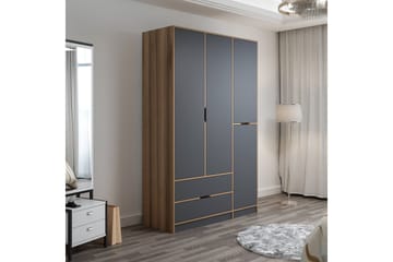 Garderob Munna 140x208 cm - Antracit - Förvaring - Garderober & garderobssystem