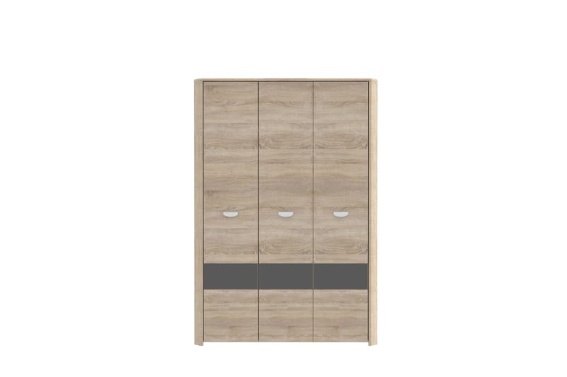 Garderob Mycheal 133x194 cm - Brun - Förvaring - Garderober & garderobssystem