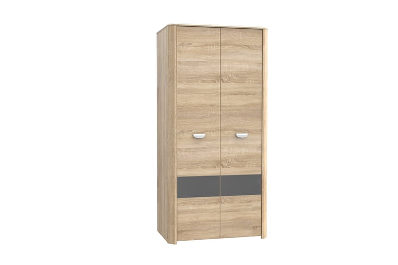 Garderob Mycheal 133x194 cm - Brun - Förvaring - Garderober & garderobssystem