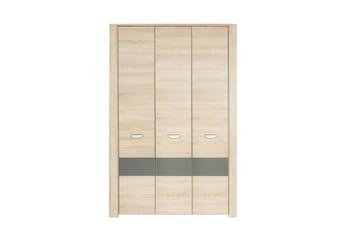 Garderob Mycheal 133x194 cm - Brun - Förvaring - Garderober & garderobssystem