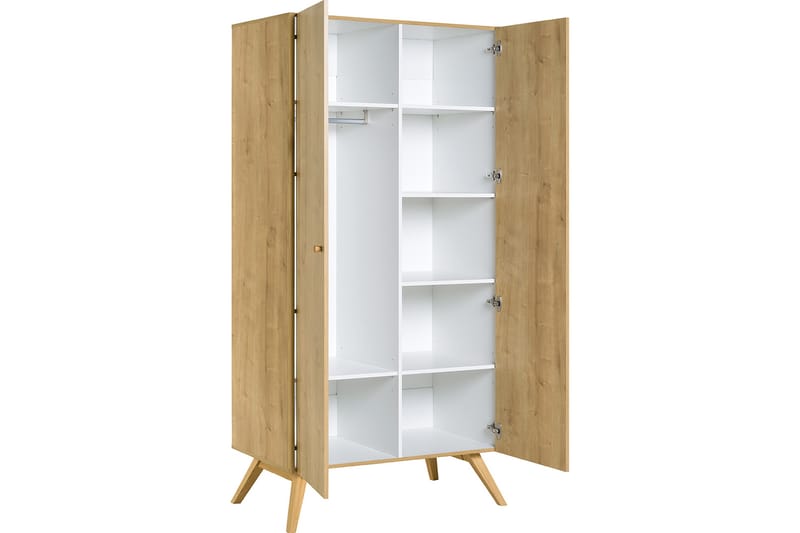 Garderob Nature Vit/Natur - Natur - Förvaring - Garderober & garderobssystem