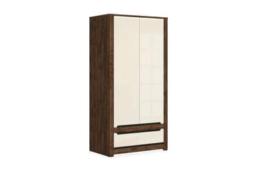 Garderob Navallo 104x205 cm - Trä|natur|Vit - Förvaring - Garderober & garderobssystem