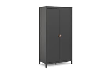 Garderob Osterholm 58x102 cm - Svart/Natur - Förvaring - Garderober & garderobssystem