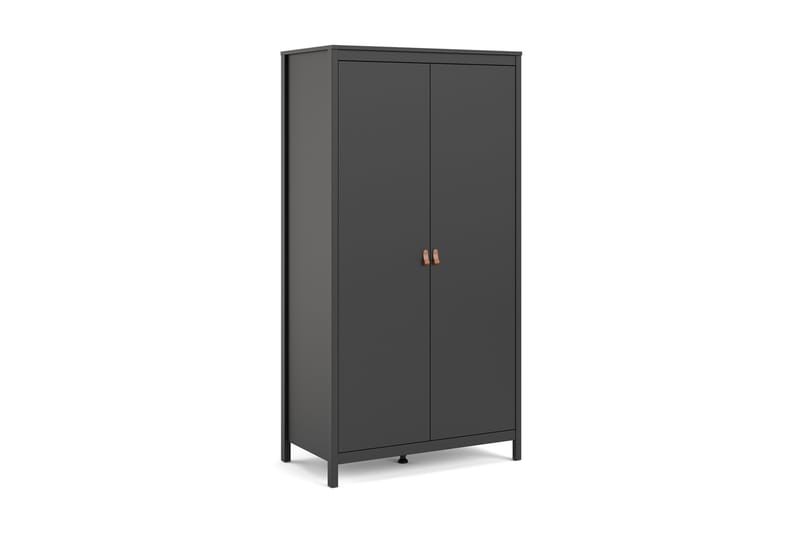 Garderob Osterholm 58x102 cm - Svart/Natur - Förvaring - Garderober & garderobssystem
