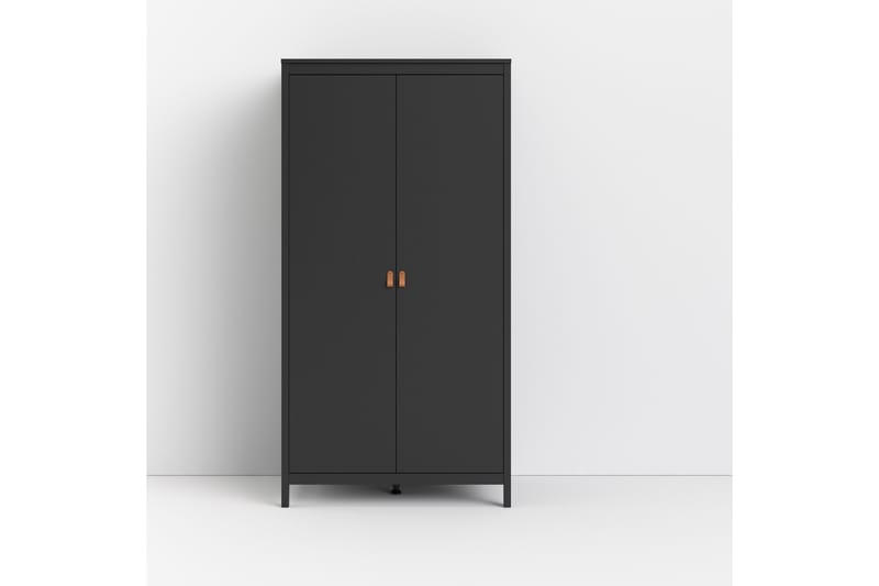 Garderob Osterholm 58x102 cm - Svart/Natur - Förvaring - Garderober & garderobssystem