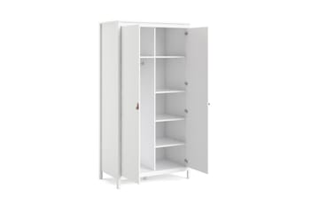 Garderob Osterholm 58x102 cm - Vit/Natur - Förvaring - Garderober & garderobssystem