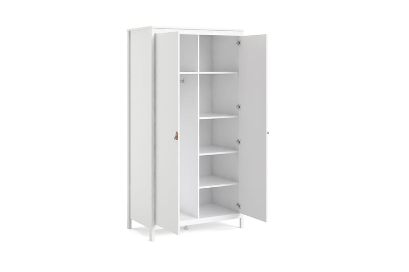 Garderob Osterholm 58x102 cm - Vit/Natur - Förvaring - Garderober & garderobssystem