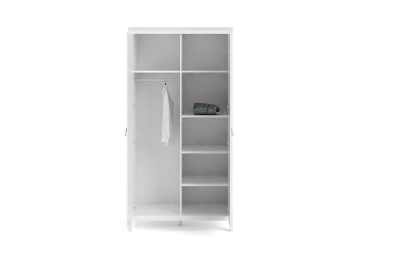 Garderob Osterholm 58x102 cm - Vit/Natur - Förvaring - Garderober & garderobssystem
