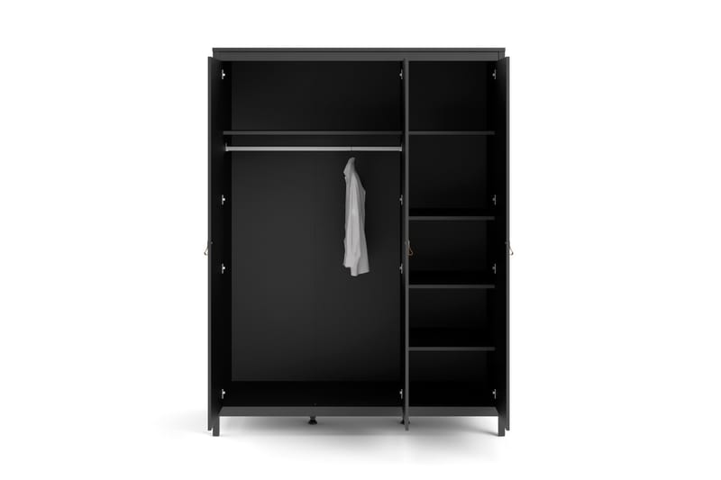 Garderob Osterholm 58x150 cm - Svart - Garderober & garderobssystem - Garderobsskåp