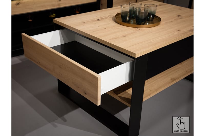 Garderob Quant 41x60 cm - Ek/Svart - Förvaring - Garderober & garderobssystem