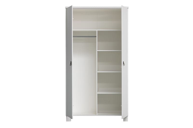 Garderob Rawsone 55x111 cm - Vit - Förvaring - Garderober & garderobssystem