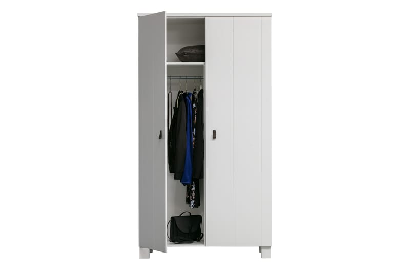 Garderob Rawsone 55x111 cm - Vit - Garderober & garderobssystem - Garderobsskåp