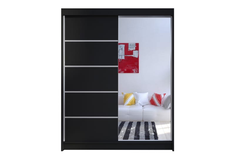 Garderob Richmond 58x150 cm - Svart - Förvaring - Garderober & garderobssystem