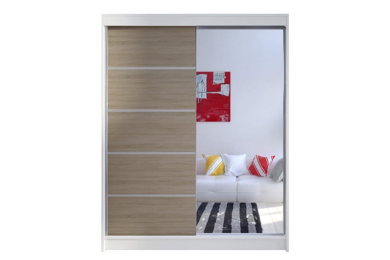Garderob Richmond 58x150 cm - Vit - Förvaring - Garderober & garderobssystem