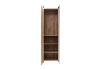 Garderob Rok 52x64 cm med Spegel 4 Skåp - Natur - Förvaring - Garderober & garderobssystem