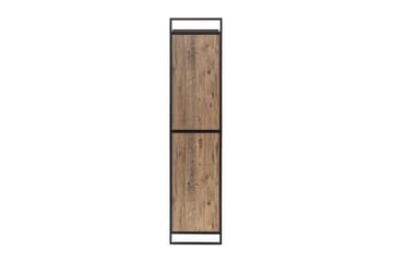 Garderob Rok 52x64 cm med Spegel 4 Skåp - Natur - Förvaring - Garderober & garderobssystem