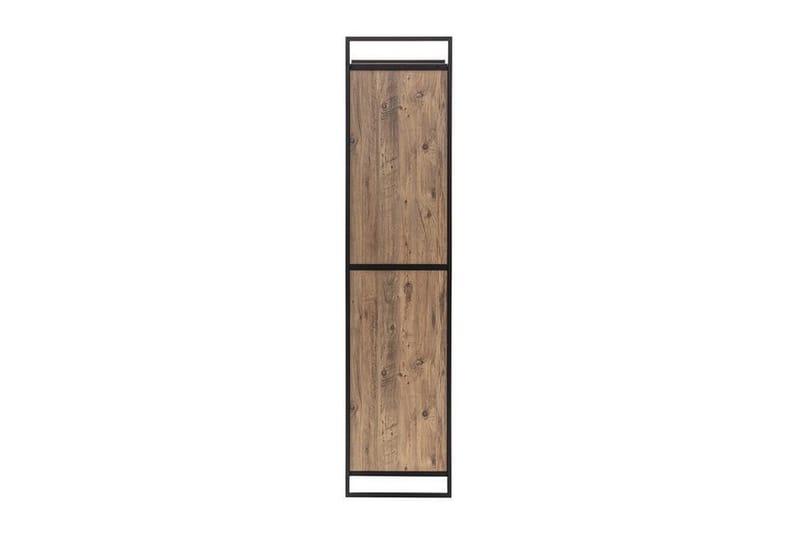 Garderob Rok 52x64 cm med Spegel 4 Skåp - Natur - Förvaring - Garderober & garderobssystem