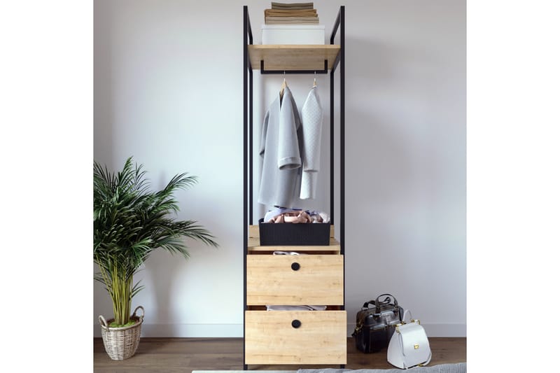 Garderob Ruseni 50x40 cm - Natur - Garderober & garderobssystem