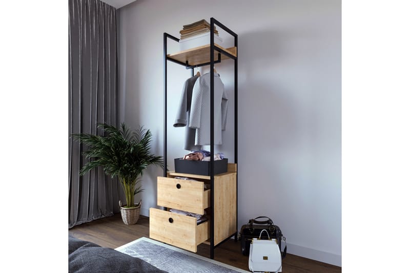 Garderob Ruseni 50x40 cm - Natur - Förvaring - Garderober & garderobssystem