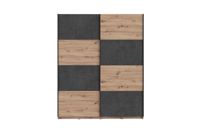 Garderob Sapes 62x171 cm - Brun/Grå - Förvaring - Garderober & garderobssystem