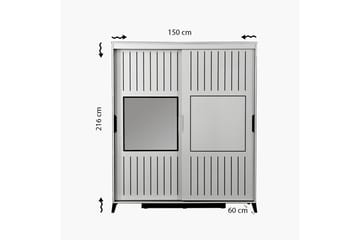 Garderob Skoglund 150 - Ljus Trä - Förvaring - Garderober & garderobssystem
