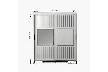 Garderob Skoglund 160 - Vit - Förvaring - Garderober & garderobssystem