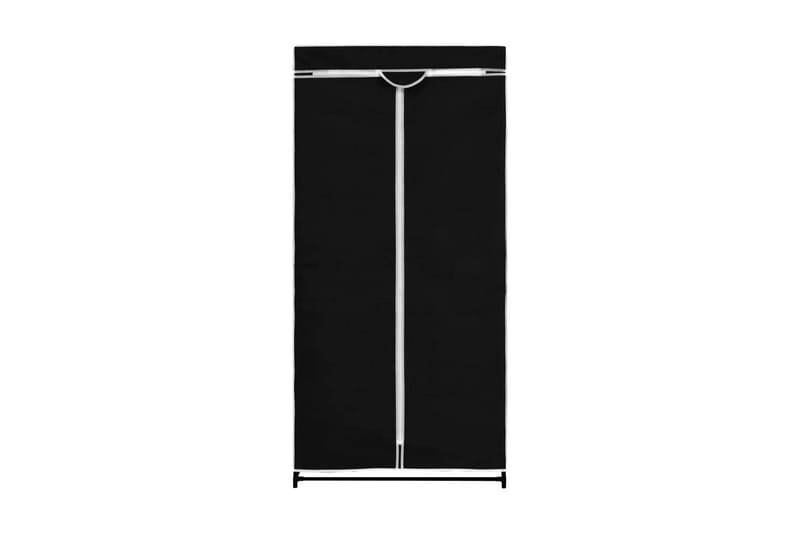 Garderob svart 75x50x160 cm - Svart - Garderober & garderobssystem - Garderobsskåp