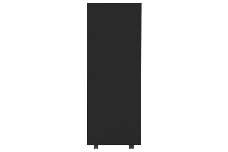 Garderob svart 80x40x110 cm spånskiva - Svart - Garderober & garderobssystem - Garderobsskåp