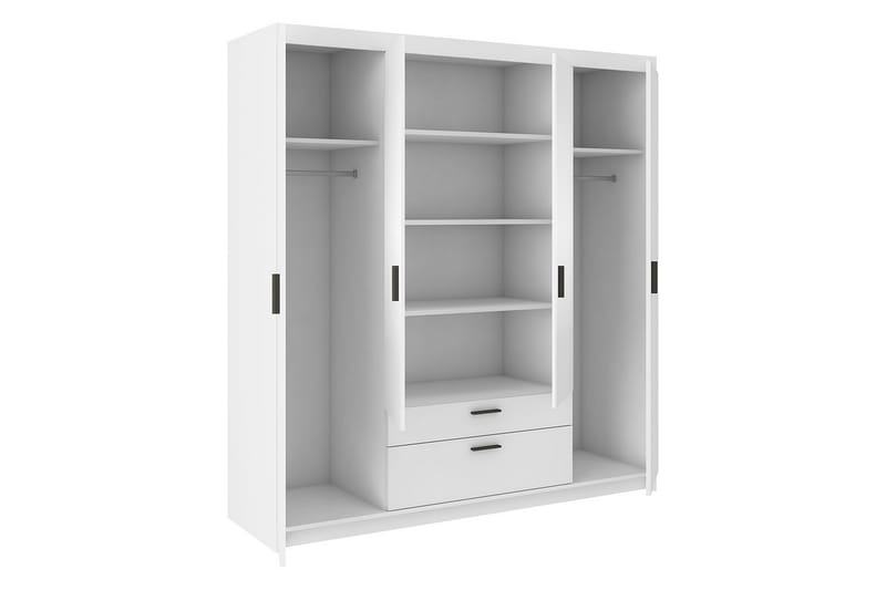 Garderob Sveaborg 53x190x176,3 cm - Vit - Förvaring - Garderober & garderobssystem