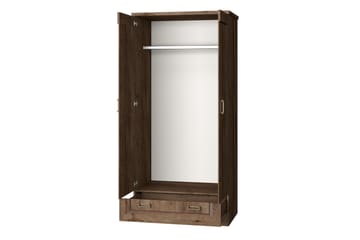 Garderob Tadeusz 90x57x190 cm - Brun - Förvaring - Garderober & garderobssystem